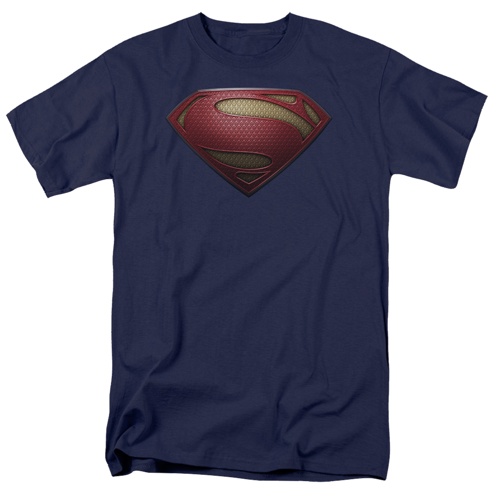 Superman Man of Steel Mos Shield - Men's Regular Fit T-Shirt Men's Regular Fit T-Shirt Superman   