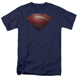 Superman Man of Steel Mos Shield - Men's Regular Fit T-Shirt Men's Regular Fit T-Shirt Superman   