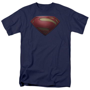 Superman Man of Steel Mos Shield - Men's Regular Fit T-Shirt Men's Regular Fit T-Shirt Superman   