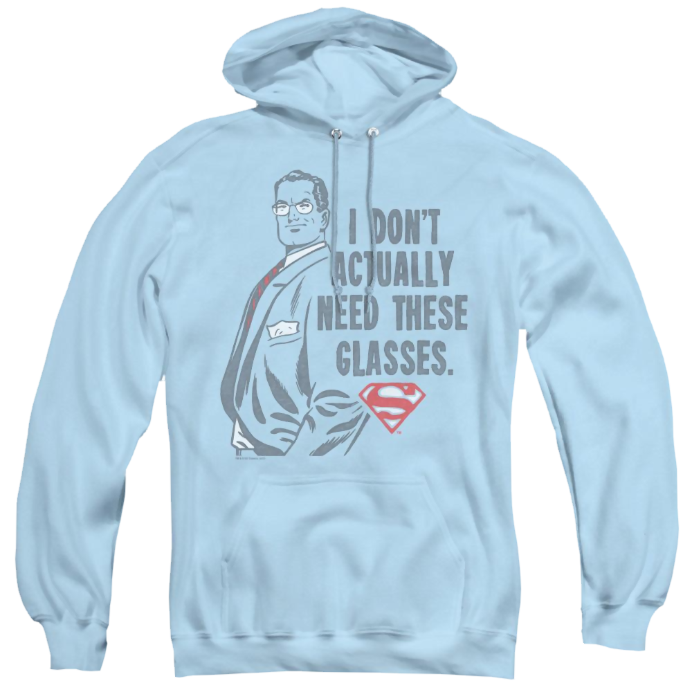 Superman Dont Need Glasses - Pullover Hoodie Pullover Hoodie Superman   