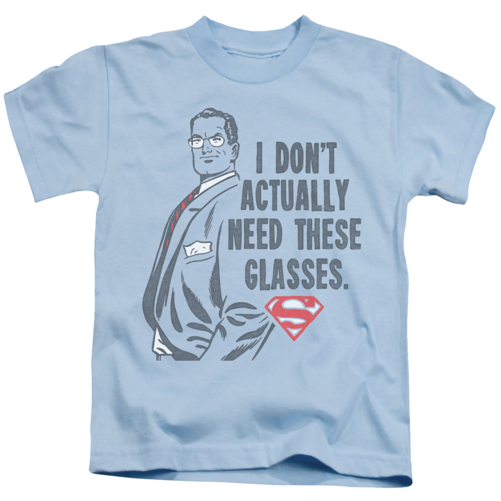 Superman Dont Need Glasses - Kid's T-Shirt Kid's T-Shirt (Ages 4-7) Superman   