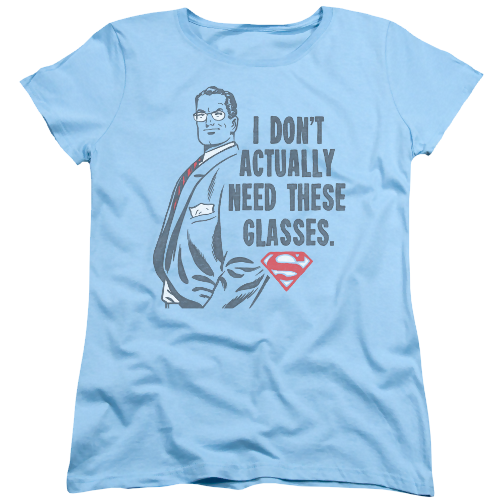 Superman Dont Need Glasses - Women's T-Shirt Women's T-Shirt Superman   
