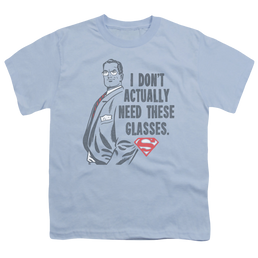 Superman Dont Need Glasses - Youth T-Shirt Youth T-Shirt (Ages 8-12) Superman   
