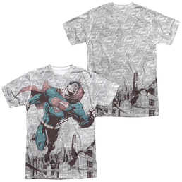Superman War Zone - Men's All-Over Print T-Shirt Men's All-Over Print T-Shirt Superman   