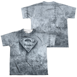 Superman Made Of Steel - Youth All-Over Print T-Shirt Youth All-Over Print T-Shirt (Ages 8-12) Superman   