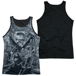 Superman Breaking Free - Men's Black Back Tank Top Men's Black Back Tank Superman   