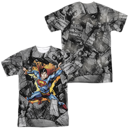 Superman Break On Through - Men's All-Over Print T-Shirt Men's All-Over Print T-Shirt Superman   