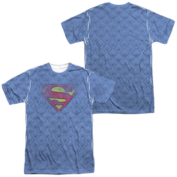 Superman Repeat Over Distressed - Men's All-Over Print T-Shirt Men's All-Over Print T-Shirt Superman   