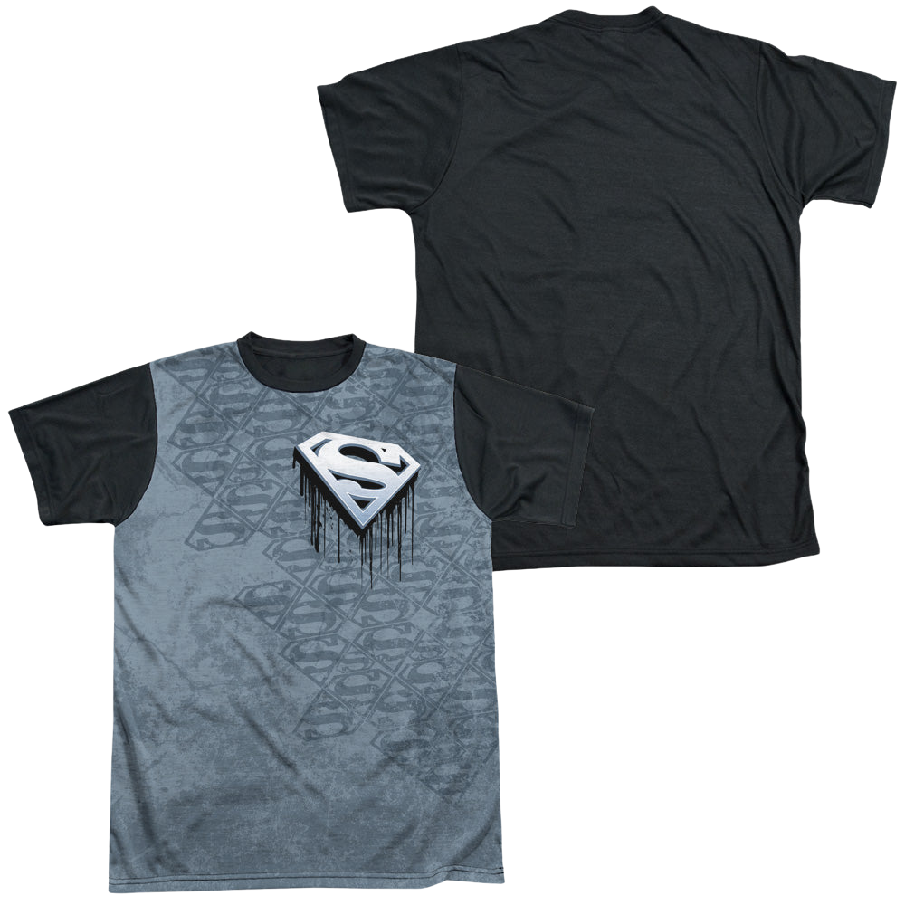 Superman Drip And Repeat - Men's Black Back T-Shirt Men's Black Back T-Shirt Superman   