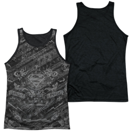 Superman Submit - Men's Black Back Tank Top Men's Black Back Tank Superman   