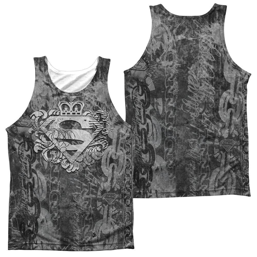 Superman Unchain The King - Men's All Over Print Tank Top Men's All Over Print Tank Superman   