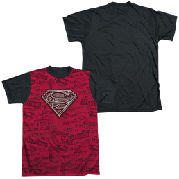 Superman Super Powers - Men's Black Back T-Shirt Men's Black Back T-Shirt Superman   