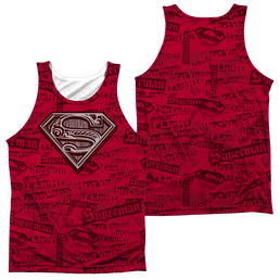 Superman Super Powers - Men's All Over Print Tank Top Men's All Over Print Tank Superman   