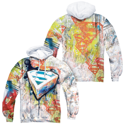 Superman Urban Shields - All-Over Print Pullover Hoodie All-Over Print Pullover Hoodie Superman   