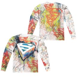 Superman Urban Shields - Men's All-Over Print Long Sleeve Men's All-Over Print Long Sleeve Superman   