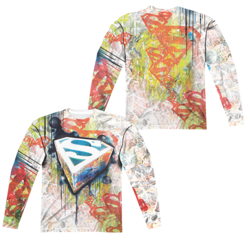 Superman Urban Shields men's all-over print long sleeve