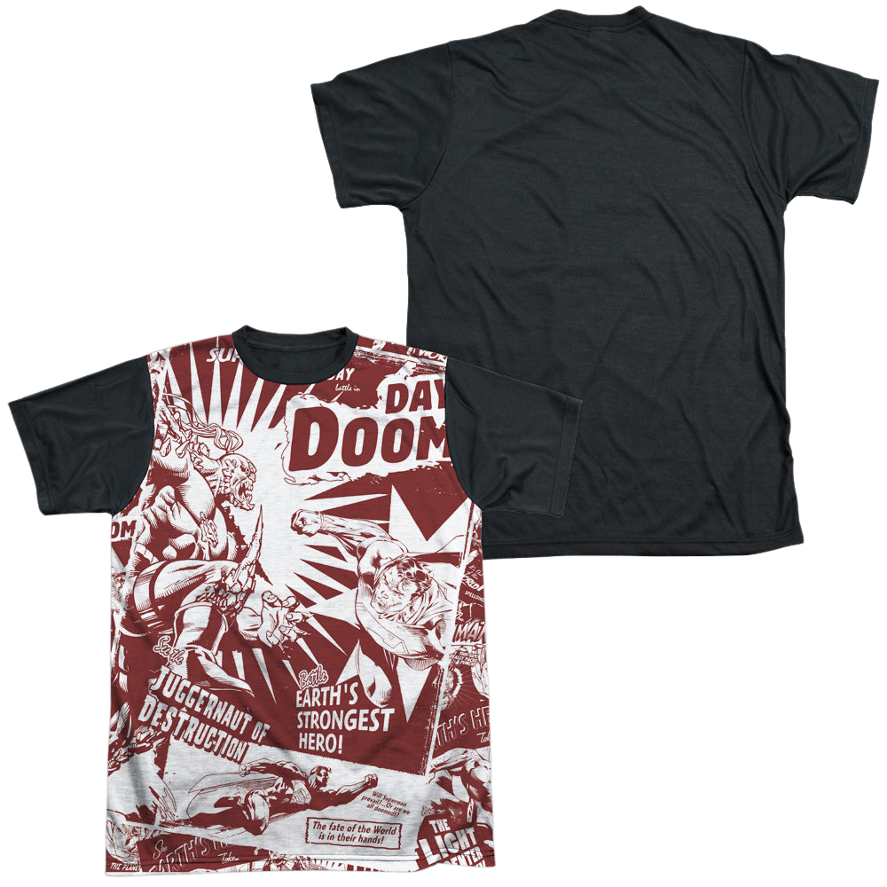 Superman Day Of Doom - Men's Black Back T-Shirt Men's Black Back T-Shirt Superman   