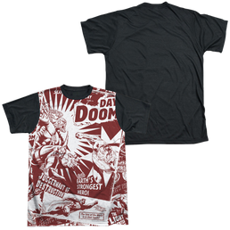 Superman Day Of Doom - Men's Black Back T-Shirt Men's Black Back T-Shirt Superman   
