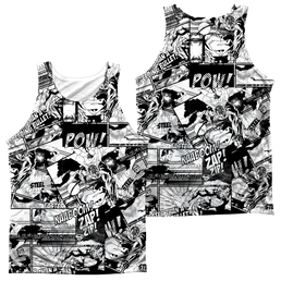 Superman Comic Strips - Men's All Over Print Tank Top Men's All Over Print Tank Superman   
