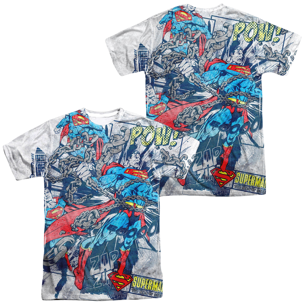 Superman Break Free - Men's All-Over Print T-Shirt Men's All-Over Print T-Shirt Superman   