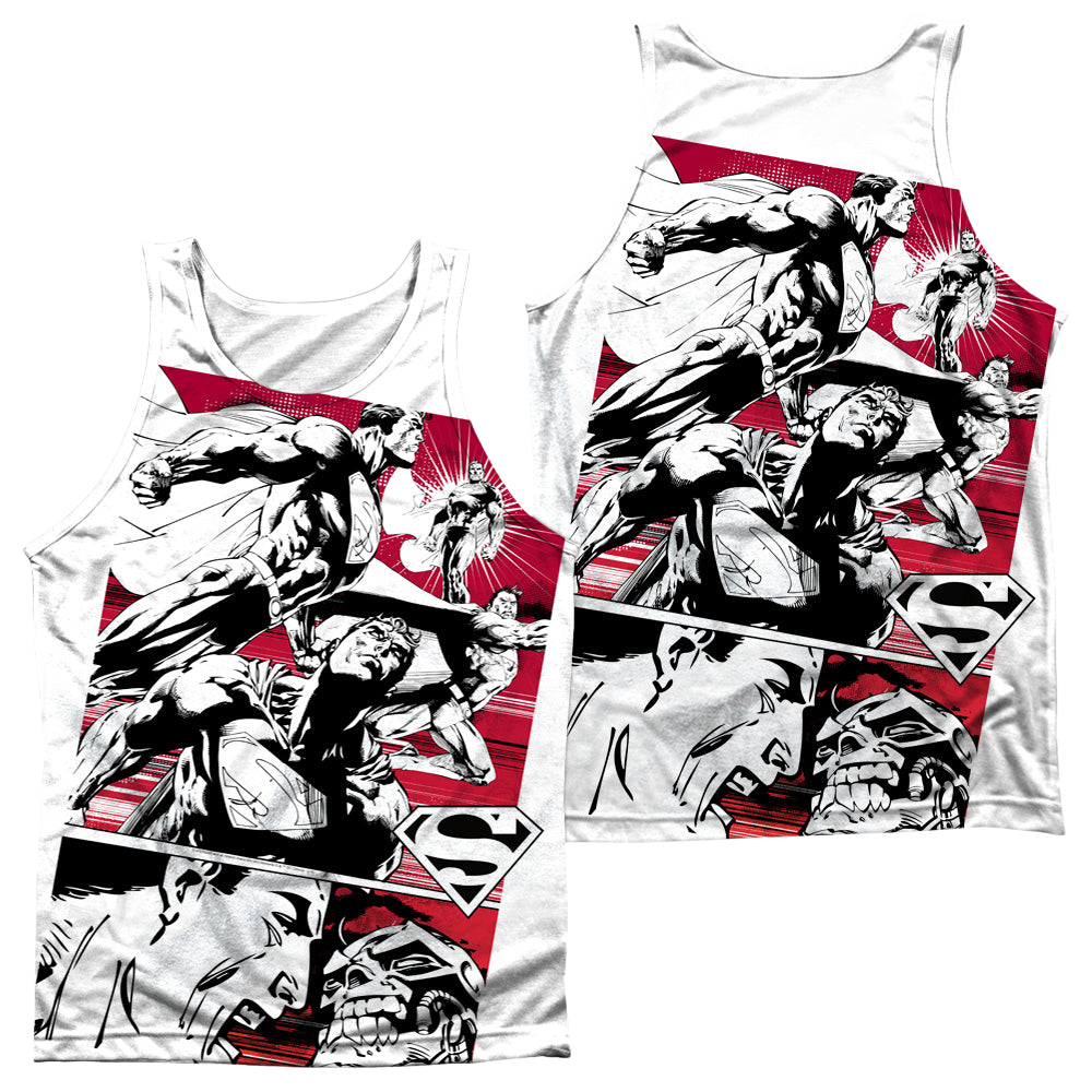 Superman Angry Red - Men's All Over Print Tank Top Men's All Over Print Tank Superman   