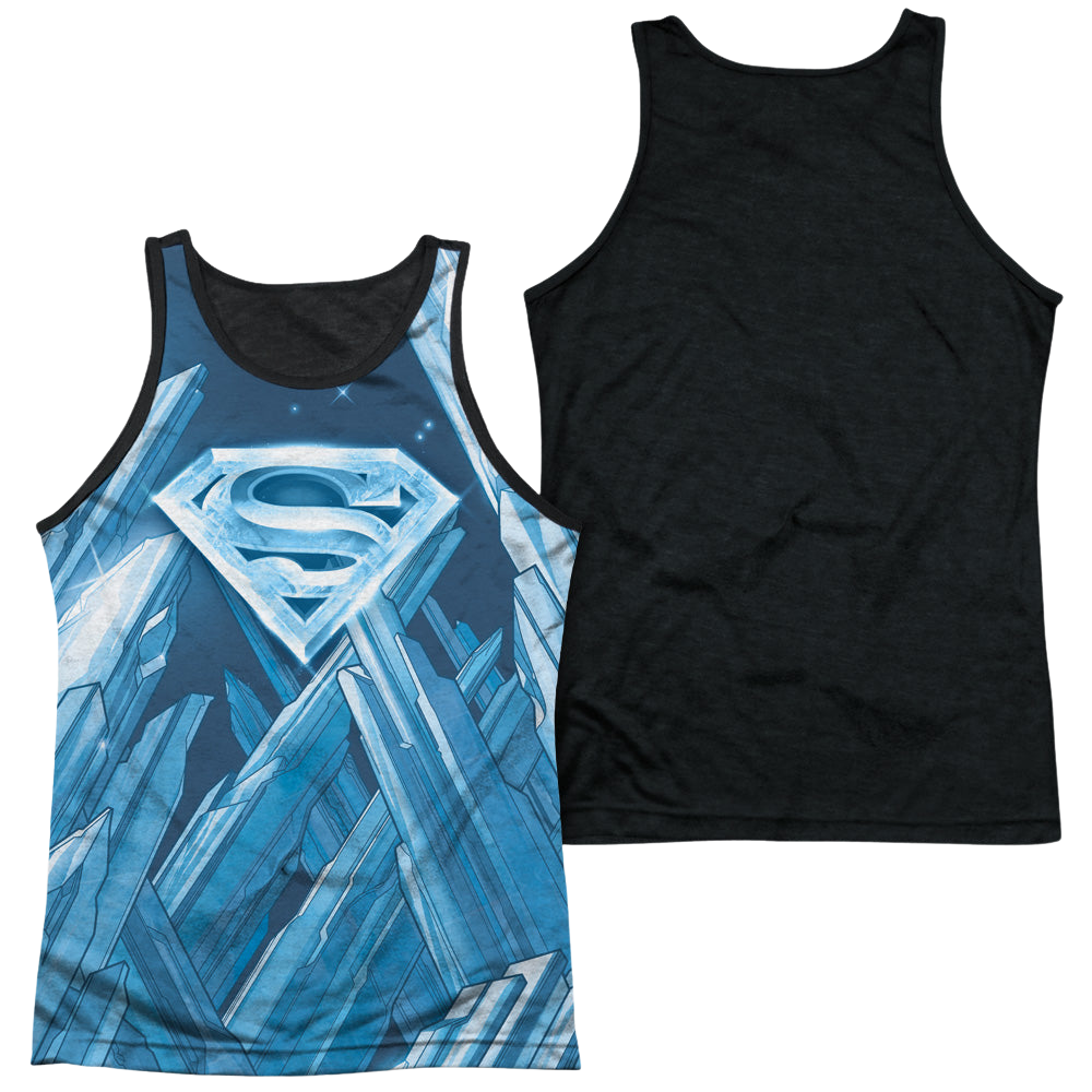 Superman Solitude - Men's Black Back Tank Top Men's Black Back Tank Superman   