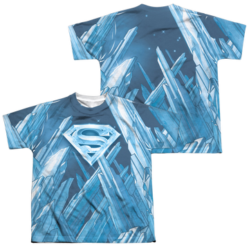 Superman Solitude youth all-over print t-shirt for ages 8 to 12