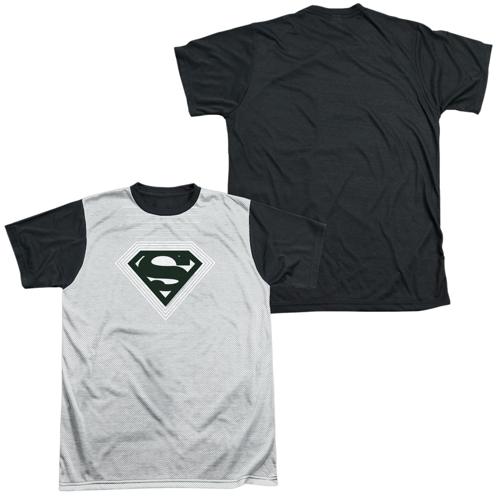 Superman Optical Stripes - Men's Black Back T-Shirt Men's Black Back T-Shirt Superman   