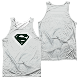 Superman Optical Stripes - Men's All Over Print Tank Top Men's All Over Print Tank Superman   