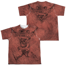 Superman Justice Upheld - Youth All-Over Print T-Shirt Youth All-Over Print T-Shirt (Ages 8-12) Superman   