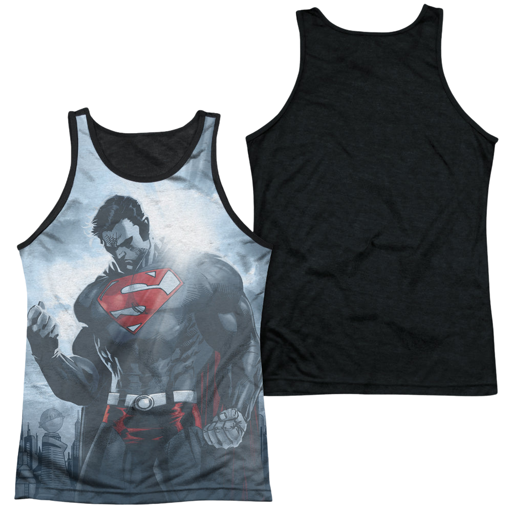 Superman Light Of The Sun - Men's Black Back Tank Top Men's Black Back Tank Superman   