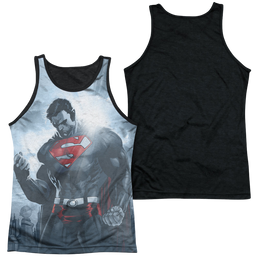 Superman Light Of The Sun - Men's Black Back Tank Top Men's Black Back Tank Superman   