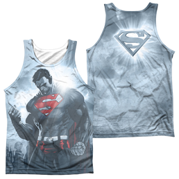 Superman Light Of The Sun (Front/Back Print) - Men's All Over Print Tank Top Men's All Over Print Tank Superman   