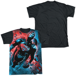 Superman Red Sun - Men's Black Back T-Shirt Men's Black Back T-Shirt Superman   