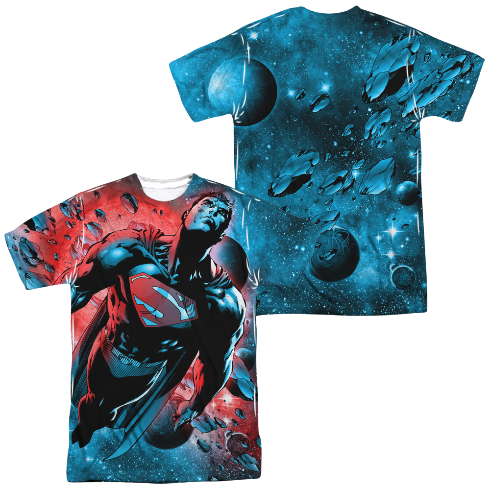 Superman Red Sun (Front/Back Print) - Men's All-Over Print T-Shirt Men's All-Over Print T-Shirt Superman   