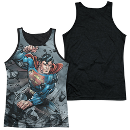 Superman Superman Vs Doomsday - Men's Black Back Tank Top Men's Black Back Tank Superman   