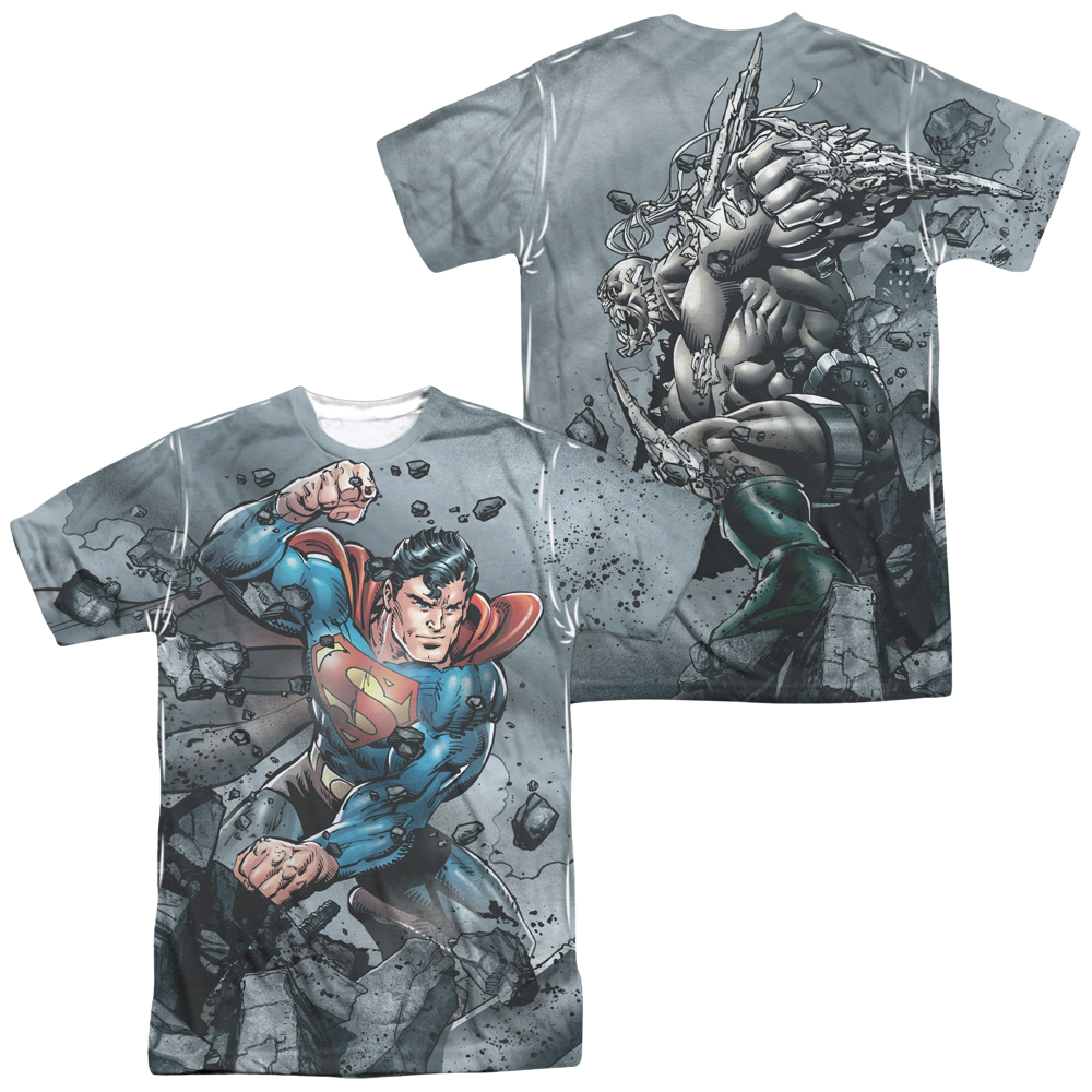 Superman Superman Vs Doomsday - Men's All-Over Print T-Shirt Men's All-Over Print T-Shirt Superman   