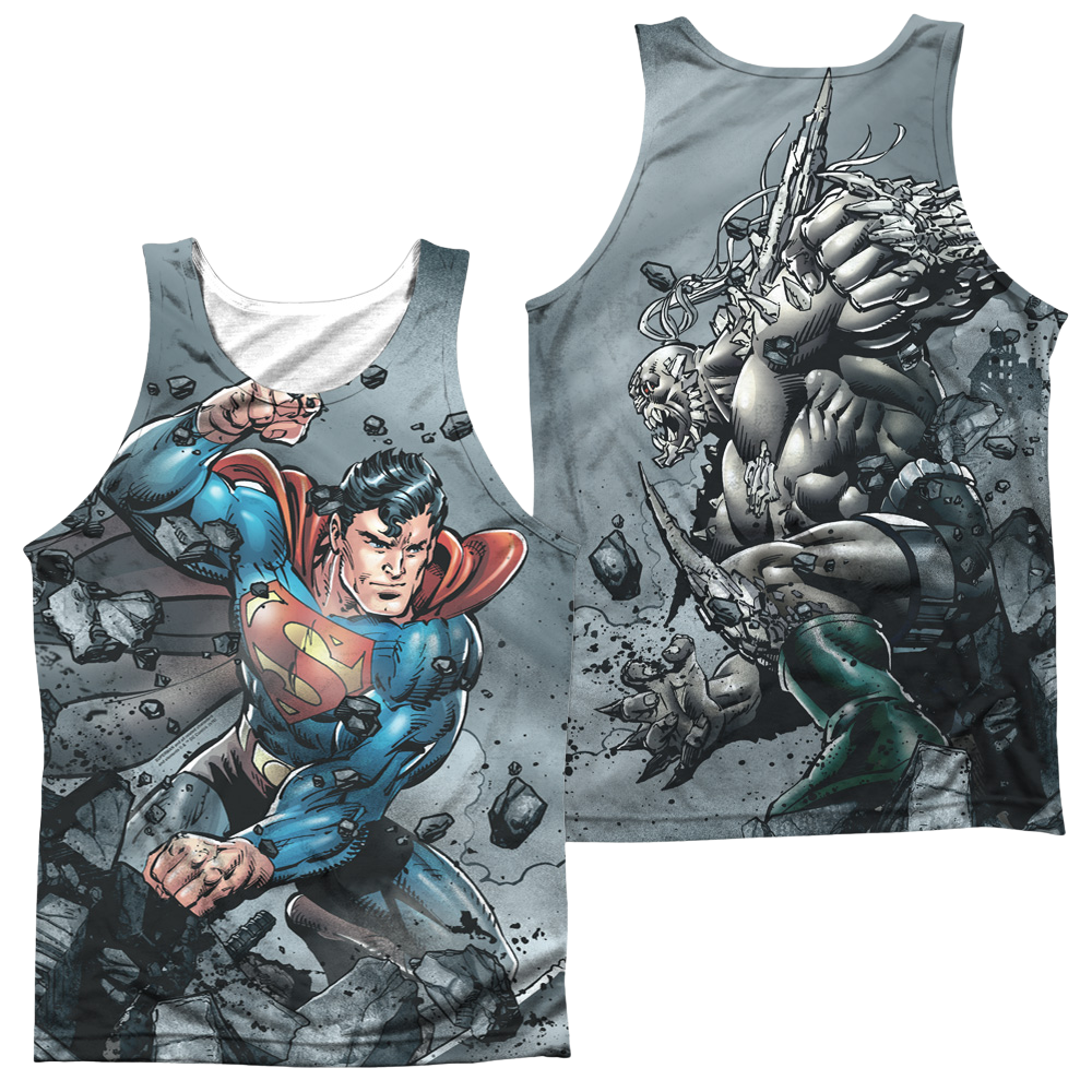 Superman Superman Vs Doomsday - Men's All Over Print Tank Top Men's All Over Print Tank Superman   
