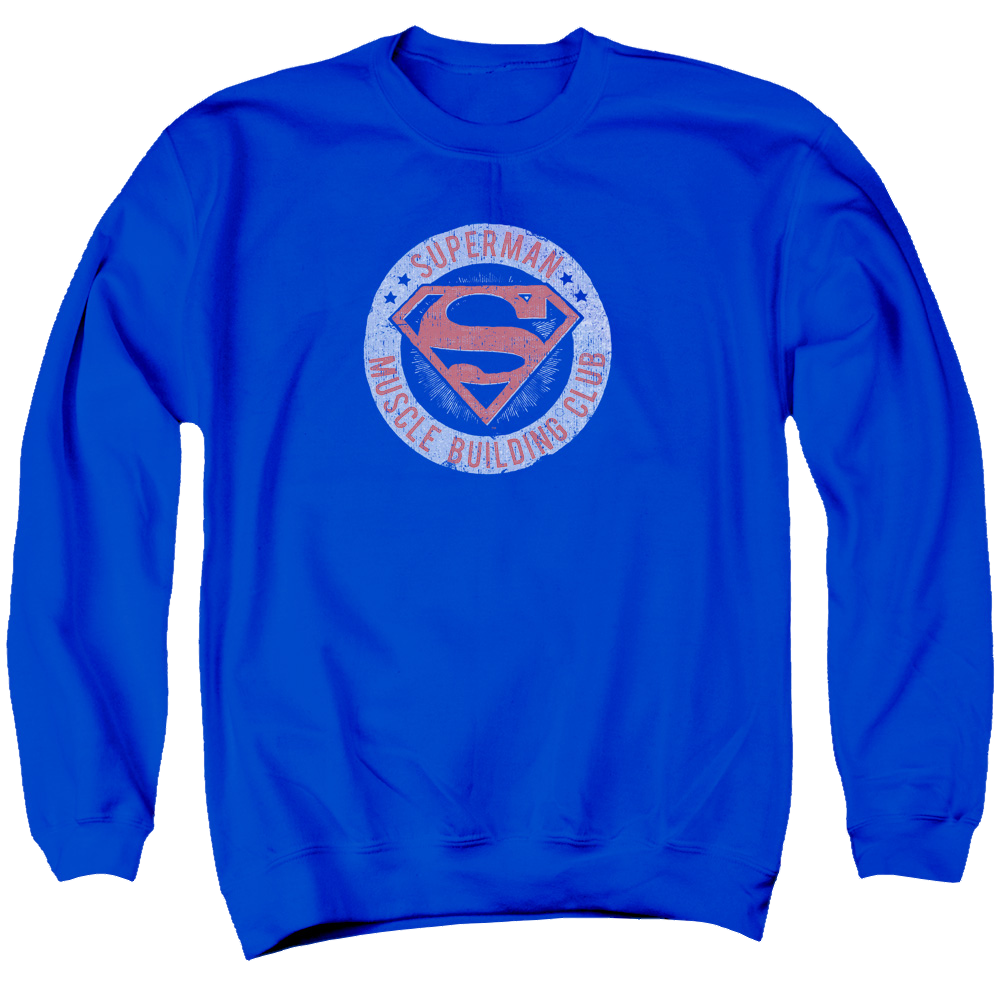 Superman Muscle Club - Men's Crewneck Sweatshirt Men's Crewneck Sweatshirt Superman   