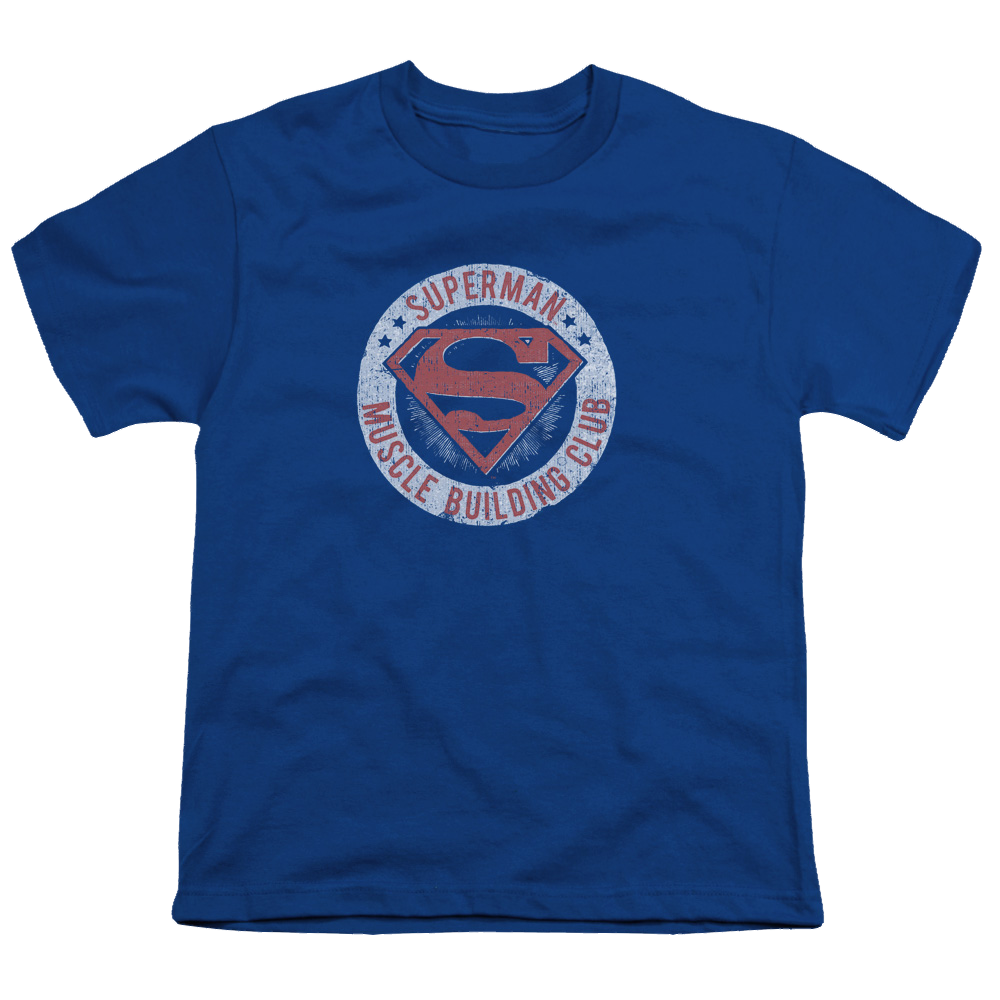 Superman Muscle Club - Youth T-Shirt Youth T-Shirt (Ages 8-12) Superman   