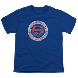 Superman Muscle Club - Youth T-Shirt Youth T-Shirt (Ages 8-12) Superman   