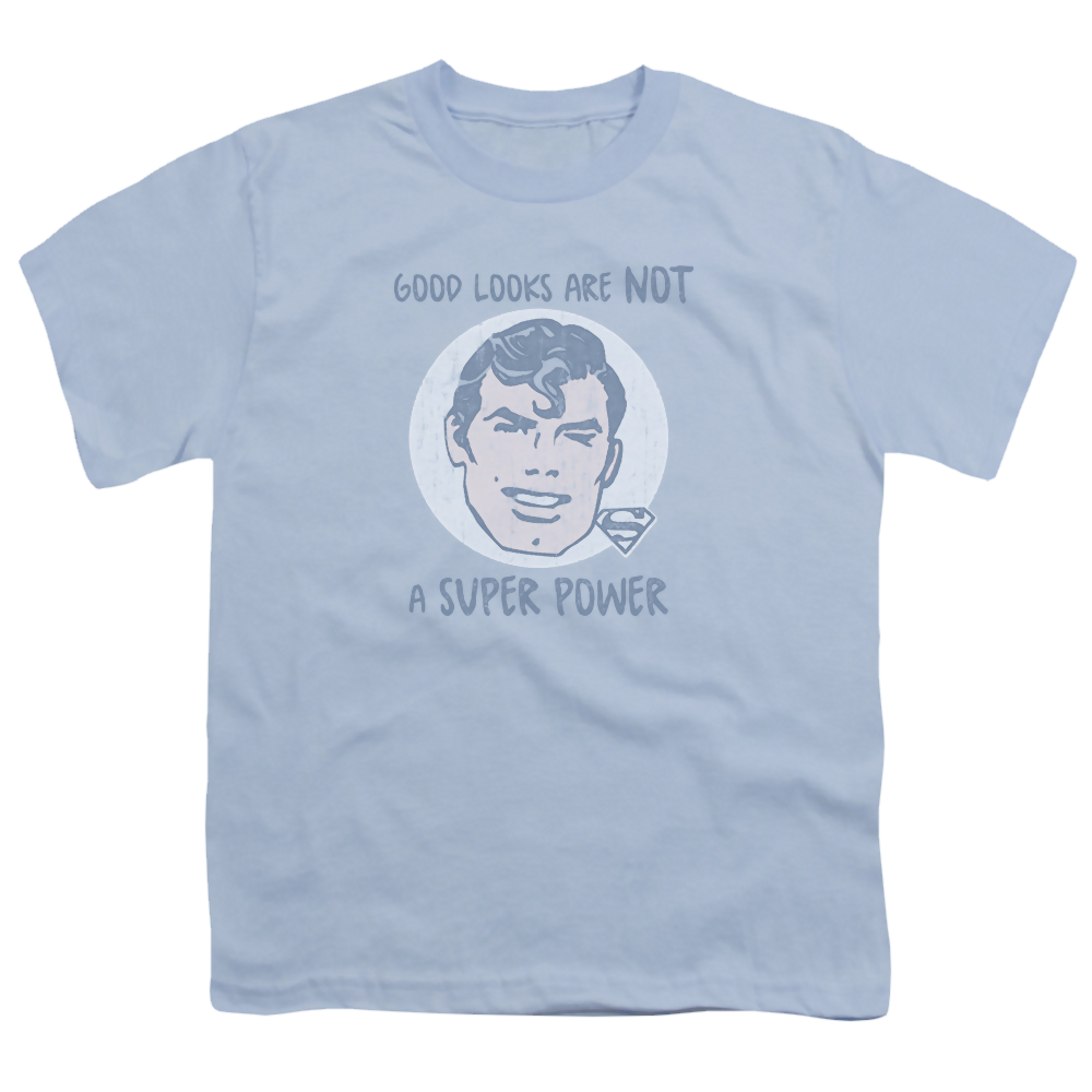 Superman Good Looks - Youth T-Shirt Youth T-Shirt (Ages 8-12) Superman   