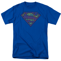 Superman Tattered Shield - Men's Regular Fit T-Shirt Men's Regular Fit T-Shirt Superman   