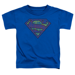 Superman Tattered Shield - Kid's T-Shirt Kid's T-Shirt (Ages 4-7) Superman   