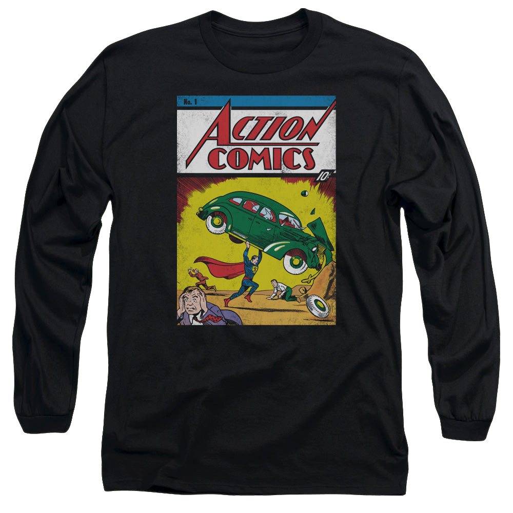 Superman Action No. 1 - Men's Long Sleeve T-Shirt Men's Long Sleeve T-Shirt Superman   