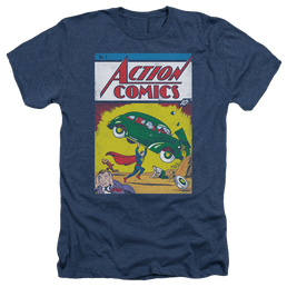 Superman Action No. 1 - Men's Heather T-Shirt Men's Heather T-Shirt Superman   