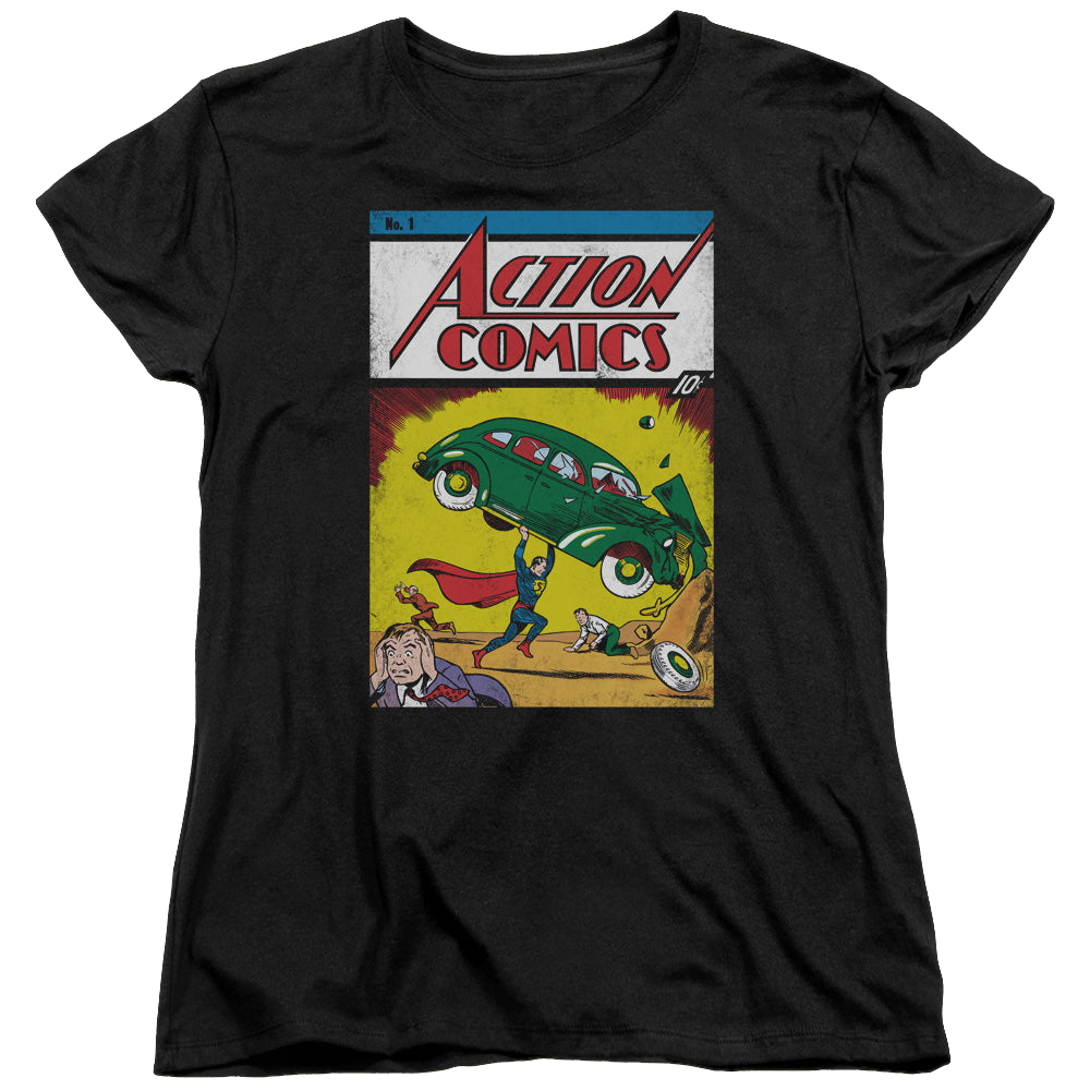 Superman Action No. 1 - Women's T-Shirt Women's T-Shirt Superman   