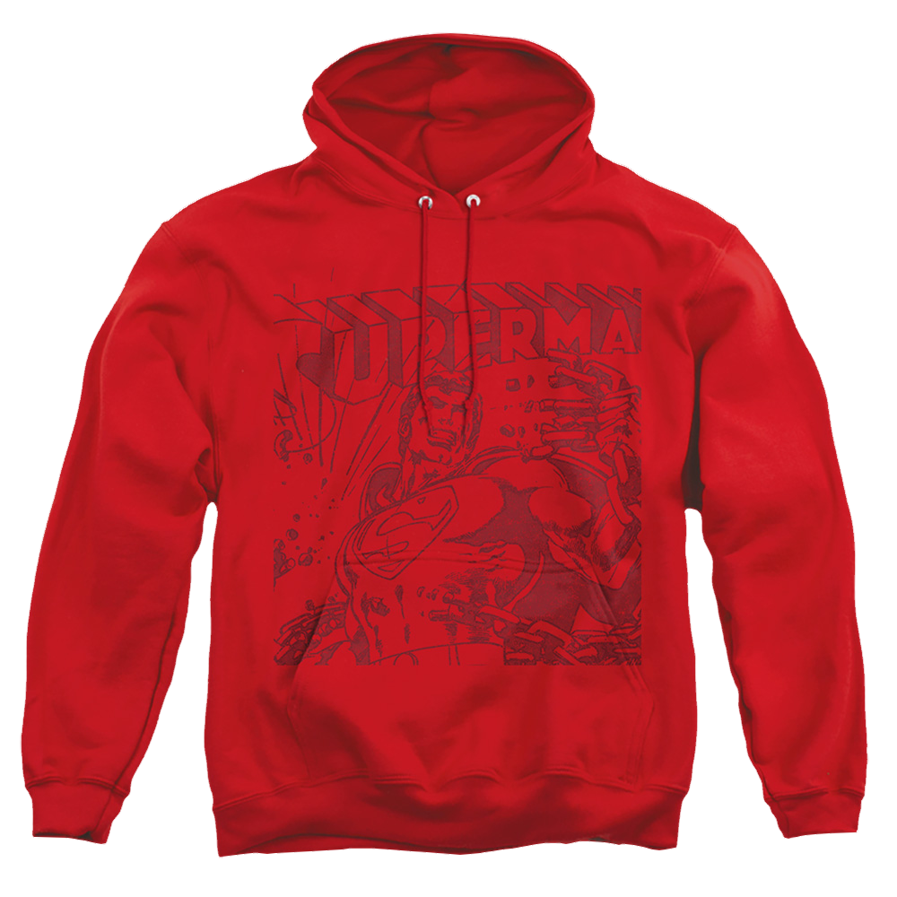 Superman Code Red - Pullover Hoodie Pullover Hoodie Superman   