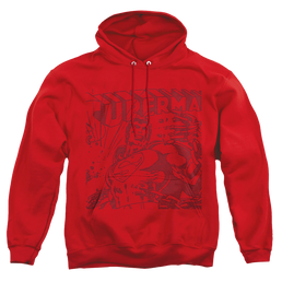 Superman Code Red - Pullover Hoodie Pullover Hoodie Superman   