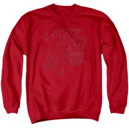 Superman Code Red - Men's Crewneck Sweatshirt Men's Crewneck Sweatshirt Superman   